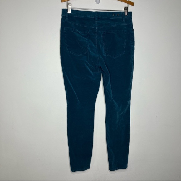 Cabi high skinny dark teal corduroy pants size 8 - Picture 6 of 7